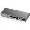 Zyxel GS1350-6HP - interrupteur intelligent pour surveillance 6 prises