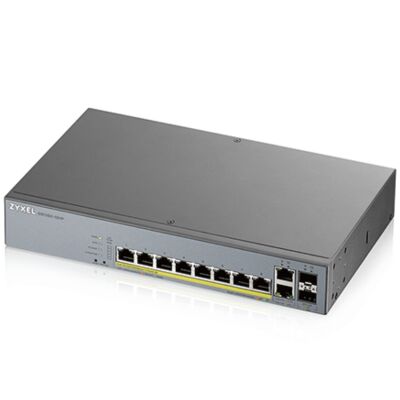 Zyxel GS1350-12HP - interruptor inteligente para vigilancia 12 enchufes