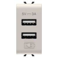 Gewiss GW13447 Chorus - caricatore USB A+A