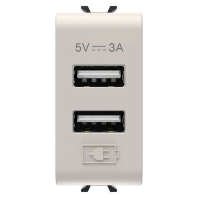 Gewiss GW13447 Chorus - A+A USB charger
