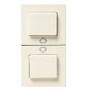 Ave 45956 Blanc - double bouton