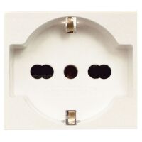 Ave 45990/15TS Blanc - Toma Schuko bypass 2P+T 10/16A