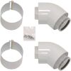 Vaillant 303911 - kit de par de codos de 45° diám. 60/100