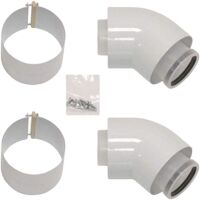 Vaillant 303911 - pair kit of 45° diam. bends. 60/100