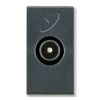 Ave 45396MN-DB6 Noir - pass-through SAT TV socket