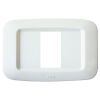 Ave 45PY01BB Sistema 45 - banquise white 1-module cover plate