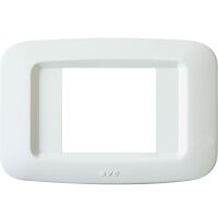 Ave 45PY02BB Sistema 45 - banquise white 2-module cover plate