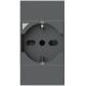 4BOX 4BP40S.KG LivingNow anthracite - Prise smart P40 S