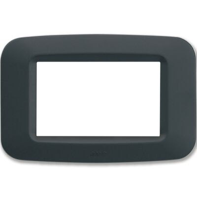 Ave 45PY03GN Sistema 45 - Plaque de recouvrement 3 modules en gris noir