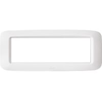 Ave 45PY06BB Sistema 45 - banquise white 6-module cover plate