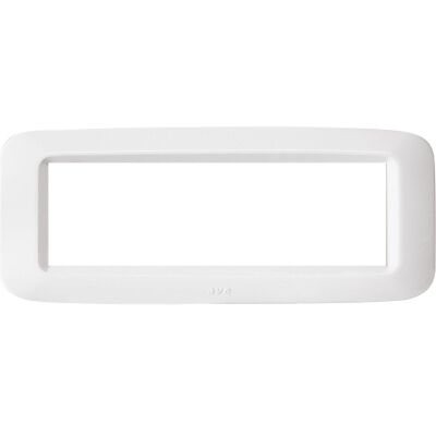 Ave 45PY06BB Sistema 45 - placca 6 moduli bianco banquise