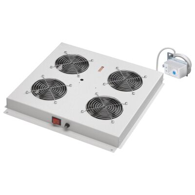 Emmegi LKVENT2P – grupo de 2 ventiladores con termostato para armarios rack
