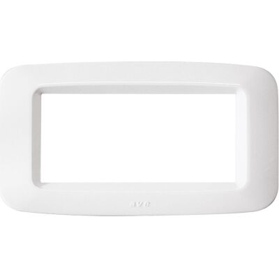 Ave 45PY04BB Sistema 45 - plaque de recouvrement 4 modules blanc et blanc