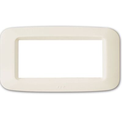 Ave 45PY04BP Sistema 45 - placca 4 moduli bianco blanc