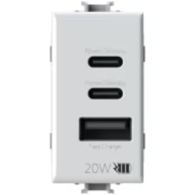 4BOX 4BUSB20WCCA.V14 Plana white - CCA 3.0 USB charger 