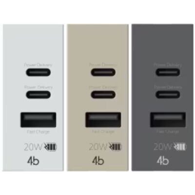 Linea 4BOX 4BUSB20WCCA.V30 - Chargeur USB CCA 3.0 