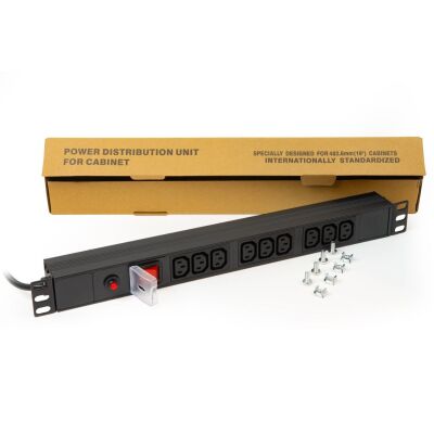Emmegi LK10052 – multipresa 9 prese femmina per armadi rack 19"
