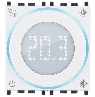 Thermostat de roue connecté IoT blanc