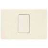 Ave 45P61 Blanc 45 - 1-module cover plate white blanc