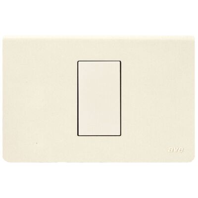Ave 45P61 Blanc 45 - 1-module cover plate white blanc