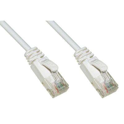 Emmegi LK6U010WS - Cable de red UTP cat6 1m blanco