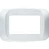 Ave 45PB03BB Sistema 45 - banquise white 3-module cover plate