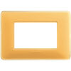 Matix - Colors 3-place technopolymer plate, amber colour