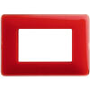 Matix - Colors 3-place technopolymer plate in coral colour