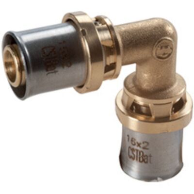 Giacomini RM122Y003 - Racor curvo 90° 16 x 2