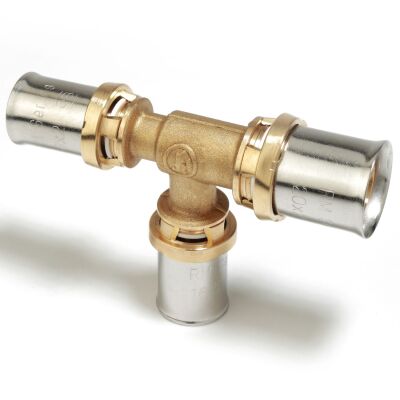 Giacomini RM151Y159 - reduced tee fitting (50 x 4) x (40 x 3.5) x (50 x 4)