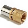 Giacomini RM109Y033 - straight female threaded fitting 1/2&quot; x (16 x 2)