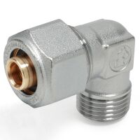 Giacomini R562MX061 - Racor curvo macho 90° 3/4 x (20 x 2)