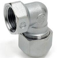 Giacomini R563MX057 - Racor hembra curvado 90° 1/2 x (20 x 2)