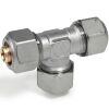 Giacomini R564MX048 - T fitting with 16 x 2 adapters