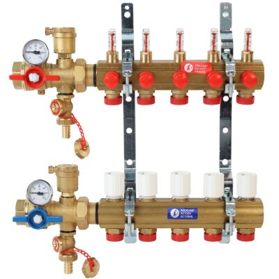 Giacomini R553FK111 - brass manifold kit 1 x 18 /11