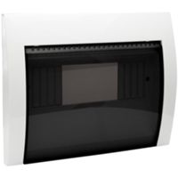Ave 53T08BG - 8M white Banquise flush-mounted switchboard