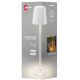 Century LMPB-023827 - lampe de table LUME PLUS blanc glacier