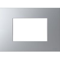ABB Z0300PL Zenit - 3-module silver plate