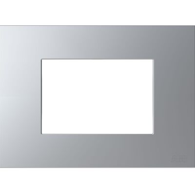 ABB Z0300PL Zenit - placca 3 moduli argento