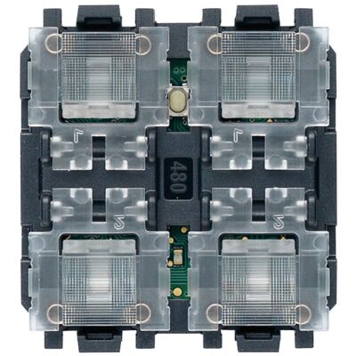 Linea - home automation control 4 buttons + 2M actuator