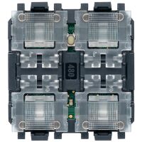 Linea - home automation control 4 buttons + 2M shutter