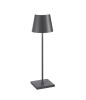Zafferano LD0340N3 - Poldina Pro dark gray table lamp