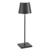 Zafferano LD0340N3 - Lampe de table Poldina Pro gris foncé