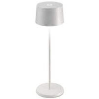 Zafferano LD0850B3 - lámpara de mesa Olivia Pro blanca