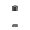 Zafferano LD0850N3 - Lampe de table Olivia Pro gris foncé