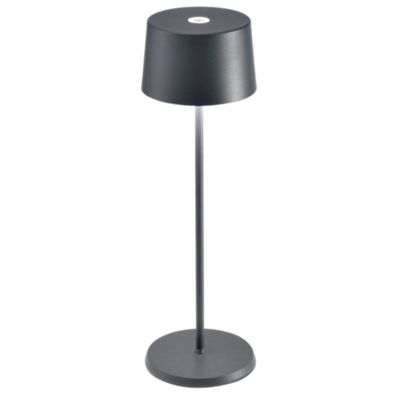 Zafferano LD1850N3 - Olivia Pro dark gray table lamp