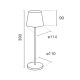 Century LMPC-023827 - LUME PLUS corten table lamp