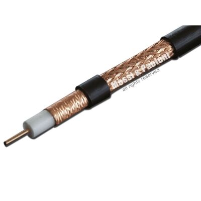 M&P INTSAT 110 Elite - cavo coassiale TV SAT 6.9mm nero - 100mt