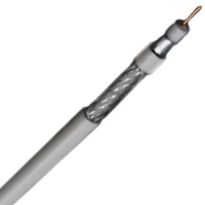 M&P SPEEDY 5 - Cable coaxial blanco de 5 mm - 150 m