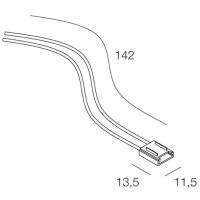Novalux 100969.99 - connettore strip led con cavo - 10 pz